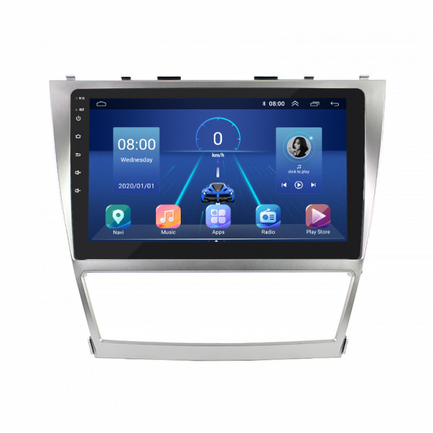 Штатная магнитола Lesko для Toyota Aurion I 2006-2012 экран 10" 2/32Gb 4G Wi-Fi GPS Top