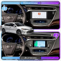 Штатная магнитола Lesko для Toyota Avalon IV Рестайлинг 2015-2018 экран 9" 4/64 QLED CarPlay 4G Wi-Fi GPS 360 Prime