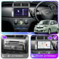 Штатная магнитола Lesko для Toyota bB II Рестайлинг 2008-2016 экран 9" 4/64Gb CarPlay 4G Wi-Fi GPS Prime