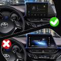 Штатная магнитола Lesko для Toyota C-HR I Рестайлинг 2019-н.в. экран 9" 6/128Gb 4G Wi-Fi GPS Top