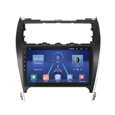 Штатная магнитола Lesko для Toyota Camry (USA) VII (XV50) 2011-2015 экран 10" 2/32Gb Wi-Fi GPS Base