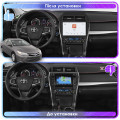 Штатная магнитола Lesko для Toyota Camry (USA) VII (XV50) 2011-2015 экран 10" 4/64 QLED CarPlay 4G Wi-Fi GPS 360 Prime