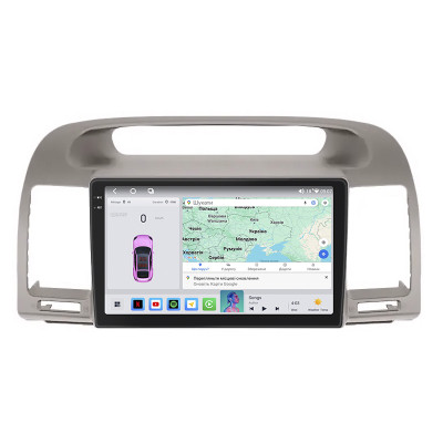 Штатная магнитола Lesko для Toyota Camry V (XV30) Рестайлинг 2004-2006 экран 9" 4/64 QLED CarPlay 4G Wi-Fi GPS 360 Prime