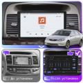 Штатная магнитола Lesko для Toyota Camry V (XV30) Рестайлинг 2004-2006 экран 9" 4/64 QLED CarPlay 4G Wi-Fi GPS 360 Prime