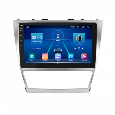 Штатная магнитола Lesko для Toyota Camry VI (XV40) Рестайлинг 2009-2011 экран 10" 2/32Gb 4G Wi-Fi GPS Top