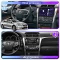 Штатная магнитола Lesko для Toyota Camry VII (XV50) 2011-2014 экран 10" 2/32Gb CarPlay 4G Wi-Fi GPS Prime