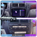 Штатная магнитола Lesko для Toyota Celsior III (F30) 2000-2003 экран 9" 2/32Gb CarPlay 4G Wi-Fi GPS Prime