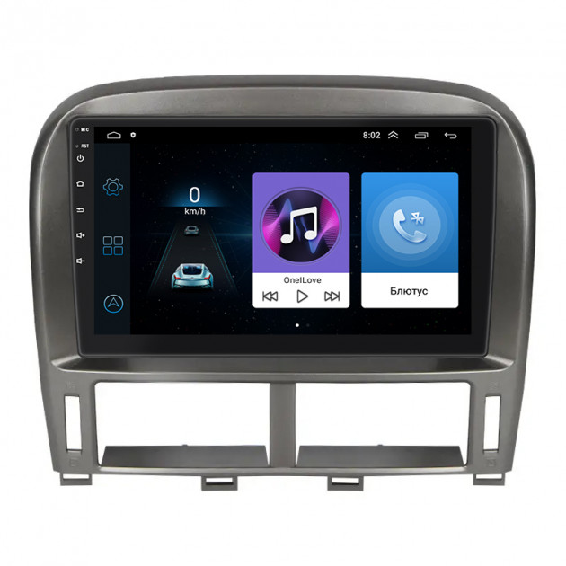 Штатная магнитола Lesko для Toyota Celsior III (F30) ver 2 2000-2003 экран 9" 1/16Gb Wi-Fi GPS Base