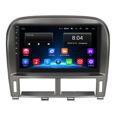 Штатная магнитола Lesko для Toyota Celsior III (F30) Рестайлинг ver 2 2003-2006 экран 9" 2/32Gb Wi-Fi GPS Base