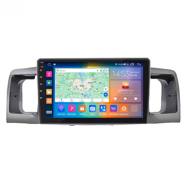 Штатная магнитола Lesko для Toyota Corolla IX (E120, E130) 2000-2004 экран 9" 2/32Gb CarPlay 4G Wi-Fi GPS Prime