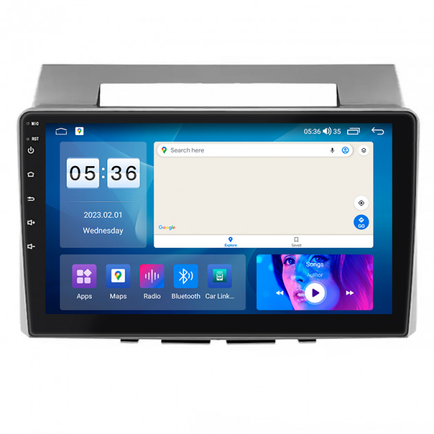 Штатная магнитола Lesko для Toyota Corolla Verso I Рестайлинг 2004-2007 экран 9" 4/64Gb CarPlay 4G Wi-Fi GPS Prime