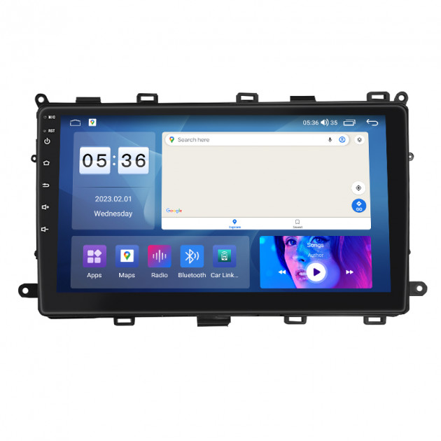 Штатная магнитола Lesko для Toyota Corolla XI (E160, E170) ver 2 2017-2019 экран 9" 4/64Gb CarPlay 4G Wi-Fi GPS Prime