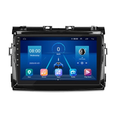 Штатная магнитола Lesko для Toyota Estima III 2006-2008 экран 9" 4/64Gb 4G Wi-Fi GPS Top