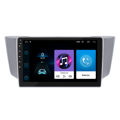 Штатная магнитола Lesko для Toyota Harrier II (XU30) 2003-2013 экран 9" 1/16Gb Wi-Fi GPS Base