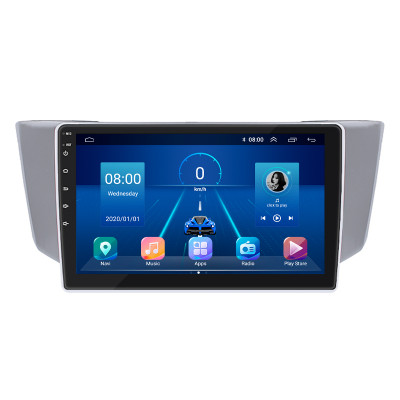 Штатная магнитола Lesko для Toyota Harrier II (XU30) 2003-2013 экран 9" 4/64Gb 4G Wi-Fi GPS Top