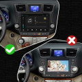 Штатная магнитола Lesko для Toyota Highlander II (U40) 2007-2010 экран 10" 4/64Gb 4G Wi-Fi GPS Top
