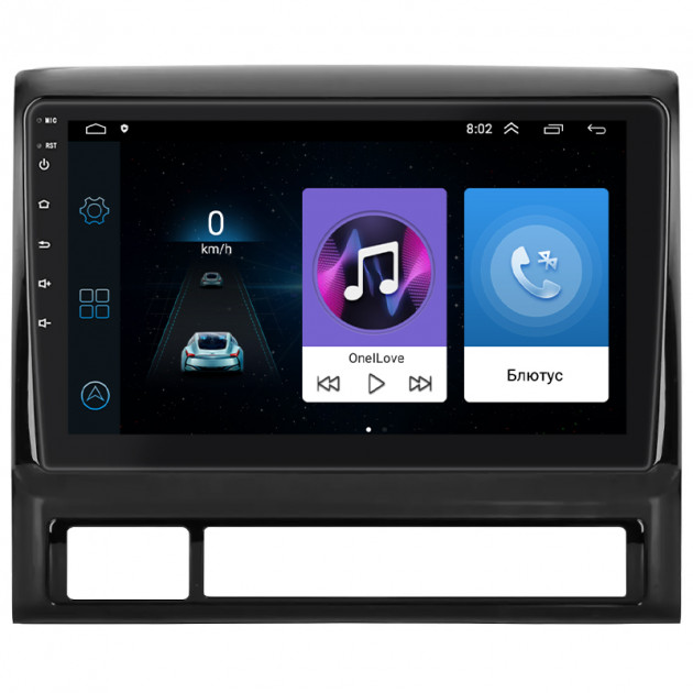 Штатная магнитола Lesko для Toyota Hilux VII 2004-2011 экран 9" 1/16Gb Wi-Fi GPS Base