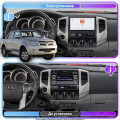 Штатная магнитола Lesko для Toyota Hilux VII 2004-2011 экран 9" 4/64 QLED CarPlay 4G Wi-Fi GPS 360 Prime