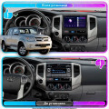 Штатная магнитола Lesko для Toyota Hilux VII 2004-2011 экран 9" 6/128Gb 4G Wi-Fi GPS Top