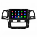 Штатная магнитола Lesko для Toyota Hilux VII Рестайлинг 2011-2015 экран 9" 2/32Gb Wi-Fi GPS Base