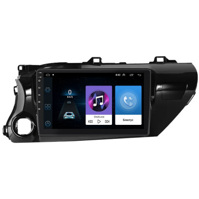 Штатная магнитола Lesko для Toyota Hilux VIII 2015-2020 экран 10" 1/16Gb Wi-Fi GPS Base
