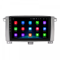 Штатная магнитола Lesko для Toyota Land Cruiser 100 Series Рестайлинг 1 2002-2005 экран 9" 4/64Gb 4G Wi-Fi GPS Top