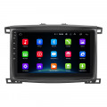 Штатная магнитола Lesko для Toyota Land Cruiser 100 Series Рестайлинг 2 2005-2007 экран 10" 2/32Gb Wi-Fi GPS Base