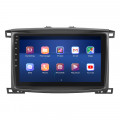 Штатная магнитола Lesko для Toyota Land Cruiser 100 Series Рестайлинг 2 2005-2007 экран 10" 4/64Gb 4G Wi-Fi GPS Top