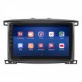 Штатная магнитола Lesko для Toyota Land Cruiser 100 Series Рестайлинг 2 2005-2007 экран 10" 6/128Gb 4G Wi-Fi GPS Top