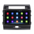 Штатная магнитола Lesko для Toyota Land Cruiser 200 Series Рестайлинг 1 2012-2015 экран 10" 2/32Gb Wi-Fi GPS Base