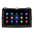 Штатная магнитола Lesko для Toyota Land Cruiser Prado 120 Series Рестайлинг 2007-2009 экран 9" 1/16Gb Wi-Fi GPS Base