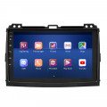 Штатная магнитола Lesko для Toyota Land Cruiser Prado 120 Series Рестайлинг 2007-2009 экран 9" 2/32Gb 4G Wi-Fi GPS Top