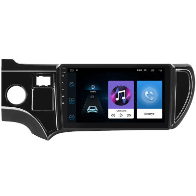 Штатная магнитола Lesko для Toyota Prius c I 2011-2015 экран 9" 1/16Gb Wi-Fi GPS Base