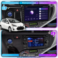 Штатная магнитола Lesko для Toyota Prius c I 2011-2015 экран 9" 1/16Gb Wi-Fi GPS Base