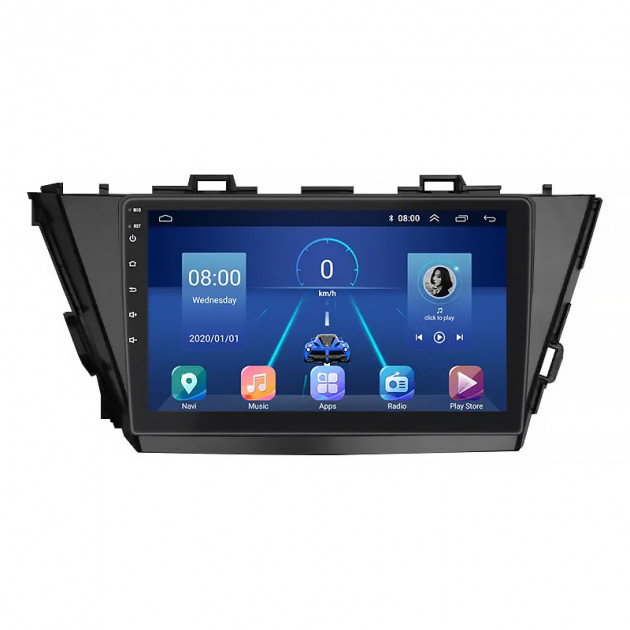 Штатная магнитола Lesko для Toyota Prius I (ZVW40/41) left wheel 2012-2017 экран 9" 4/64Gb 4G Wi-Fi GPS Top