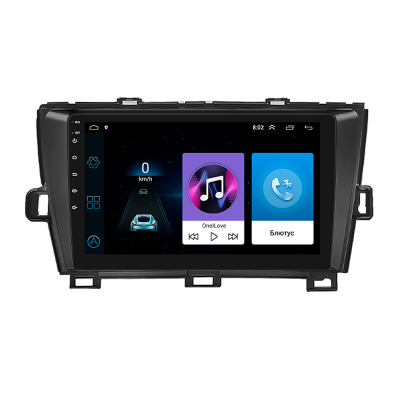 Штатная магнитола Lesko для Toyota Prius III (XW30) 2009-2011 экран 9" 1/16Gb Wi-Fi GPS Base