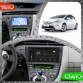 Штатная магнитола Lesko для Toyota Prius III Рестайлинг (XW30) 2011-2015 экран 9" 2/32Gb 4G Wi-Fi GPS Top