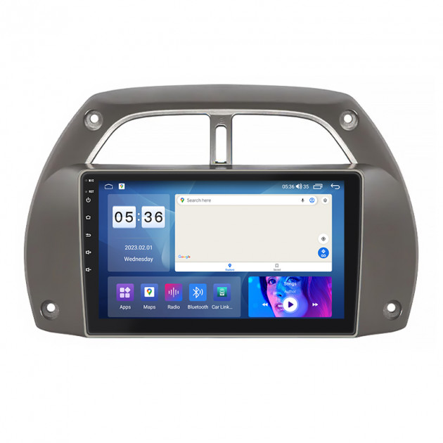 Штатная магнитола Lesko для Toyota RAV4 II (XA20) 2000-2003 экран 9" 2/32Gb CarPlay 4G Wi-Fi GPS Prime