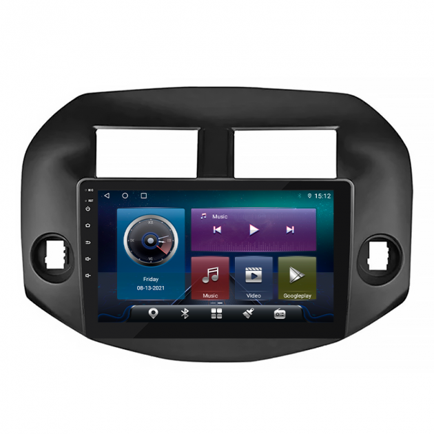 Штатная магнитола Lesko для Toyota RAV4 III (XA30) 2005-2010 экран 10" 4/32Gb 4G Wi-Fi GPS Top