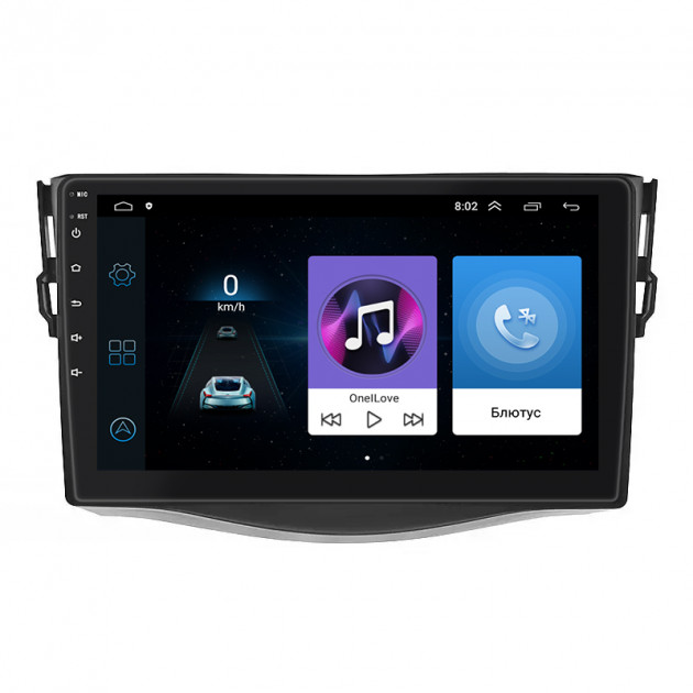 Штатная магнитола Lesko для Toyota RAV4 III (XA30) 2006-2012 экран 9" 1/16Gb Wi-Fi GPS Base