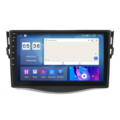 Штатная магнитола Lesko для Toyota RAV4 III (XA30) 2006-2012 экран 9" 2/32Gb CarPlay 4G Wi-Fi GPS Prime