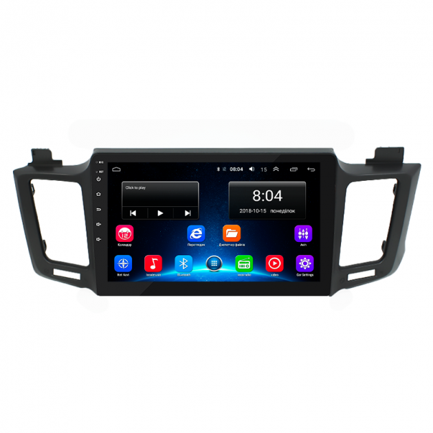 Штатная магнитола Lesko для Toyota RAV4 IV (CA40) 2012-2015 экран 10" 2/32Gb Wi-Fi GPS Base