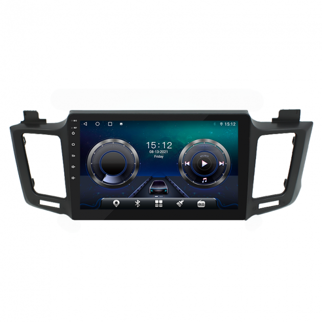 Штатная магнитола Lesko для Toyota RAV4 IV (CA40) 2012-2015 экран 10" 4/32Gb 4G Wi-Fi GPS Top