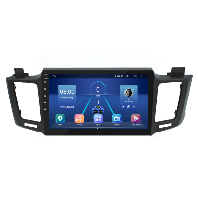 Штатная магнитола Lesko для Toyota RAV4 IV (CA40) 2012-2015 экран 10" 6/128Gb 4G Wi-Fi GPS Top