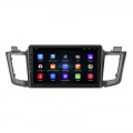Штатная магнитола Lesko для Toyota RAV4 IV (CA40) Рестайлинг 2015-2019 экран 10" 1/16Gb Wi-Fi GPS Base