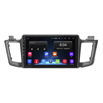 Штатная магнитола Lesko для Toyota RAV4 IV (CA40) Рестайлинг 2015-2019 экран 10" 2/32Gb Wi-Fi GPS Base