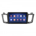 Штатная магнитола Lesko для Toyota RAV4 IV (CA40) Рестайлинг 2015-2019 экран 10" 4/32Gb 4G Wi-Fi GPS Top