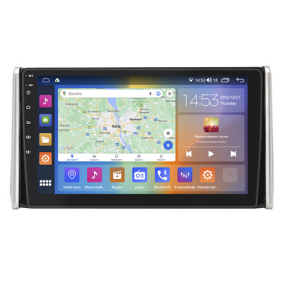 Штатная магнитола Lesko для Toyota RAV4 V (XA50) 2018-н.в. экран 10" 2/32Gb CarPlay 4G Wi-Fi GPS Prime