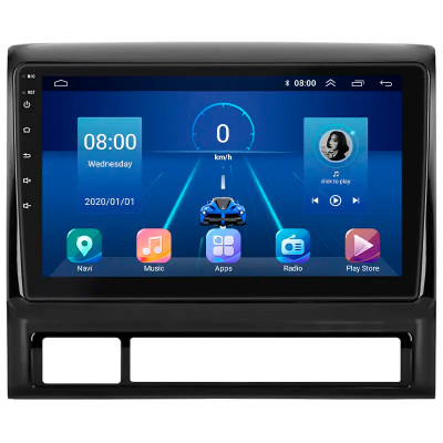 Штатная магнитола Lesko для Toyota Tacoma II 2004-2011 экран 9" 6/128Gb 4G Wi-Fi GPS Top