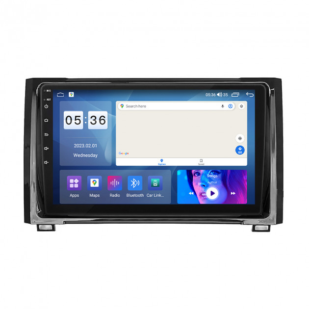 Штатная магнитола Lesko для Toyota Tundra II Рестайлинг 2013-2021 экран 9" 4/64Gb CarPlay 4G Wi-Fi GPS Prime